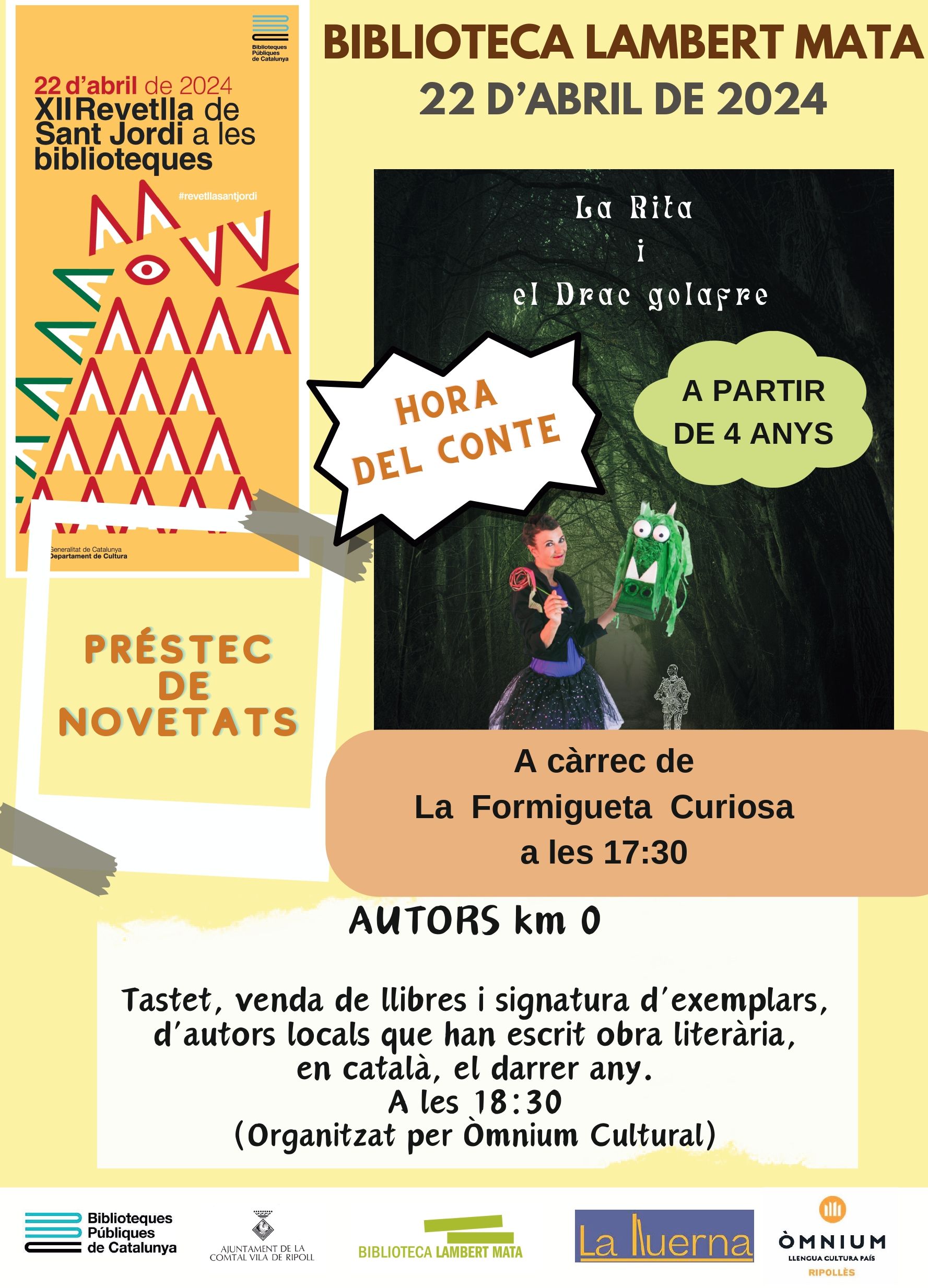 Cartell revetlla de Sant Jordi web