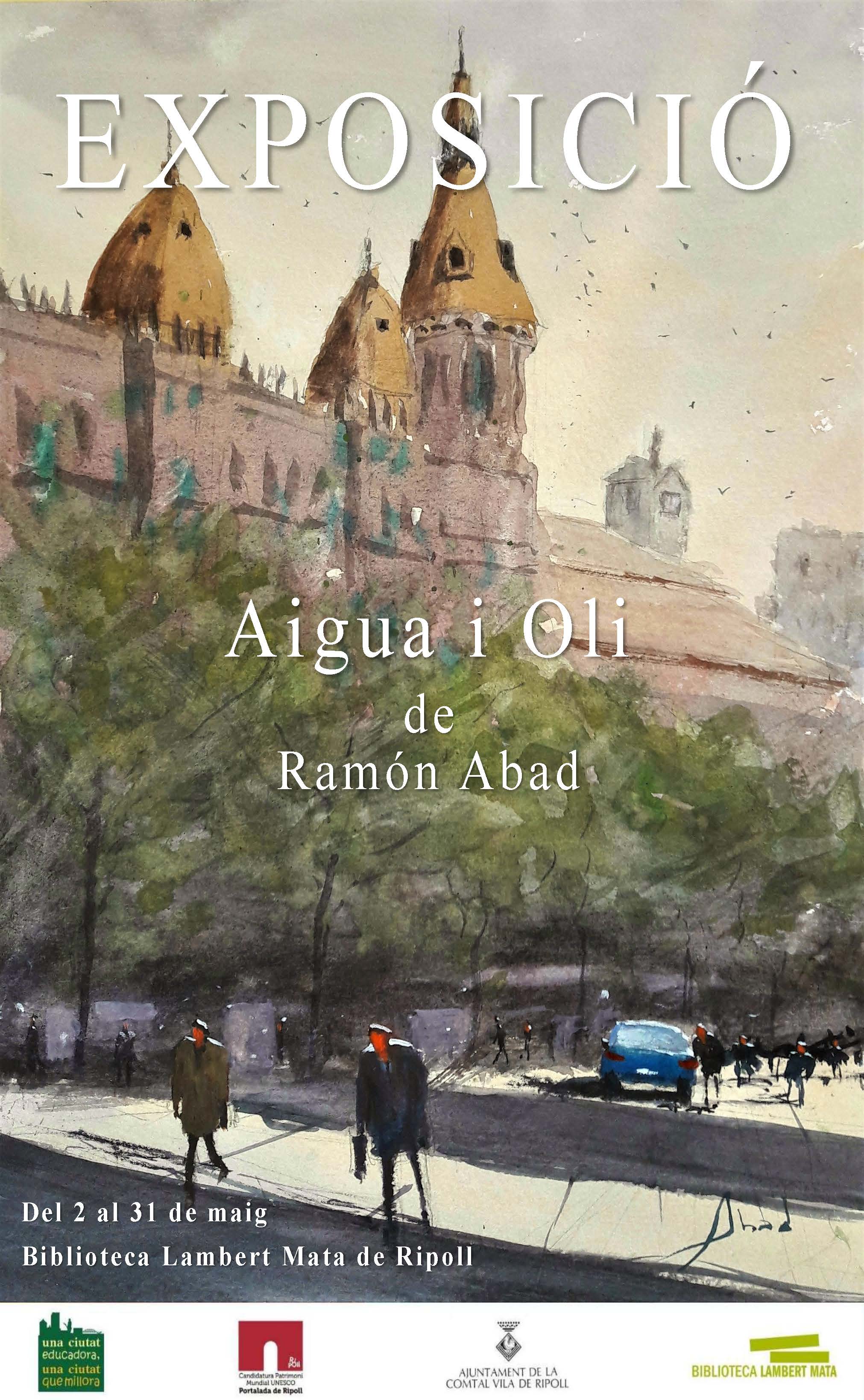 Cartell exposició Ramón Abad Maig 2024 Ro`pññ