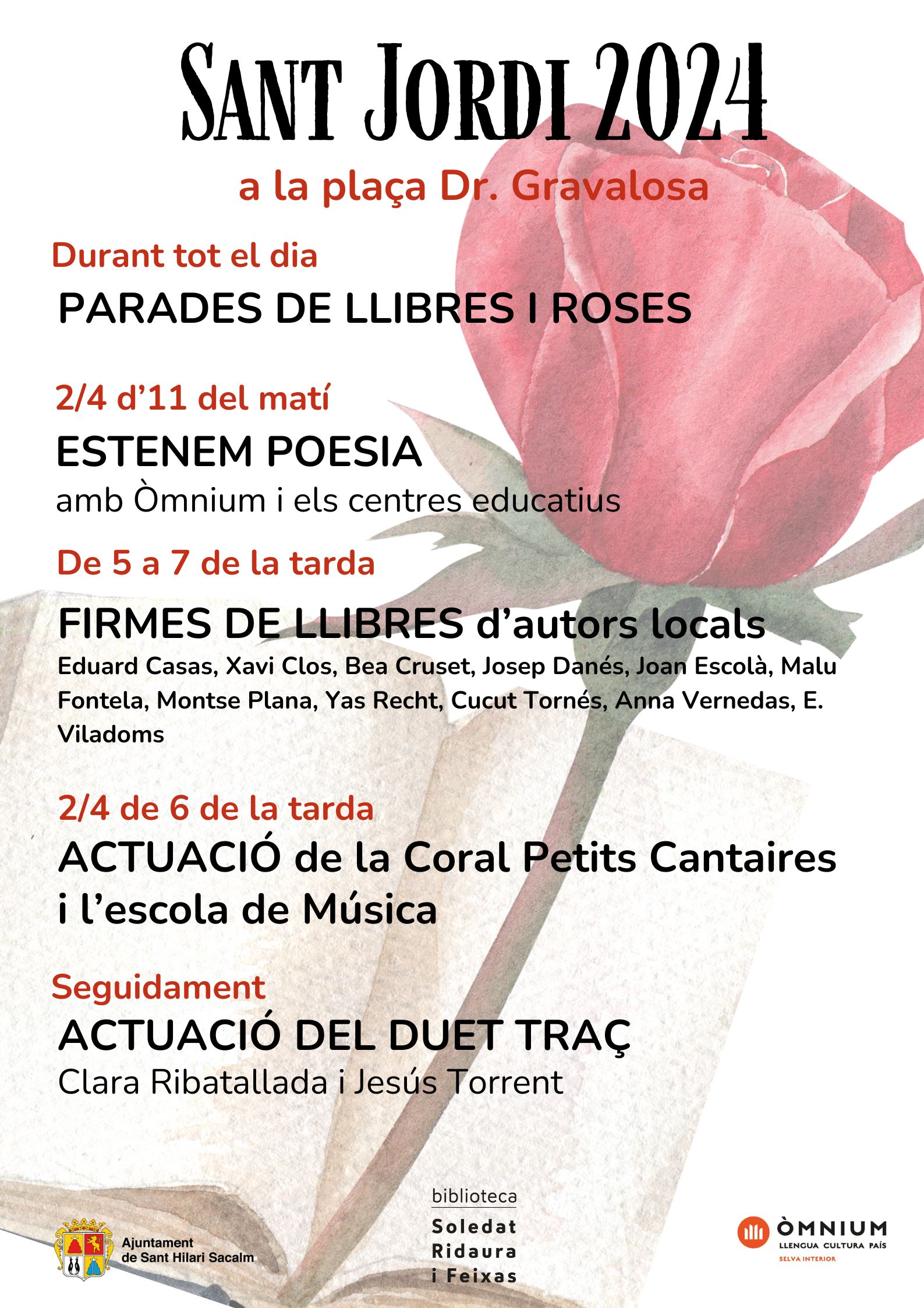 SHS - Cartell Sant Jordi 2024