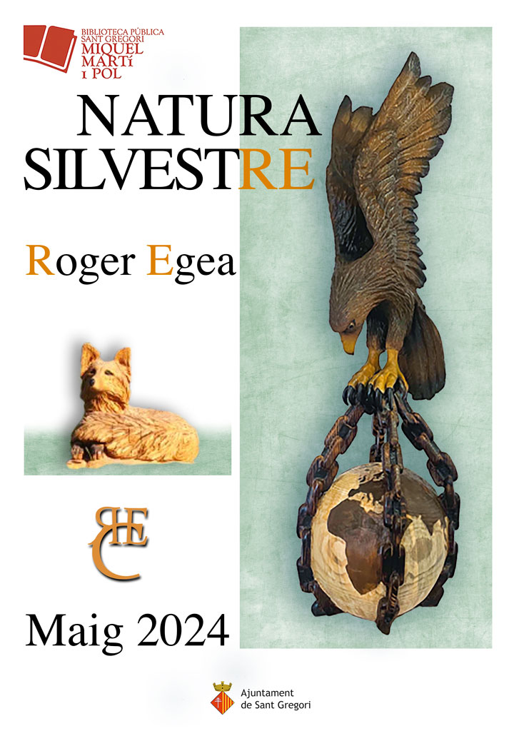 cartell: Exposició escultura R Egea