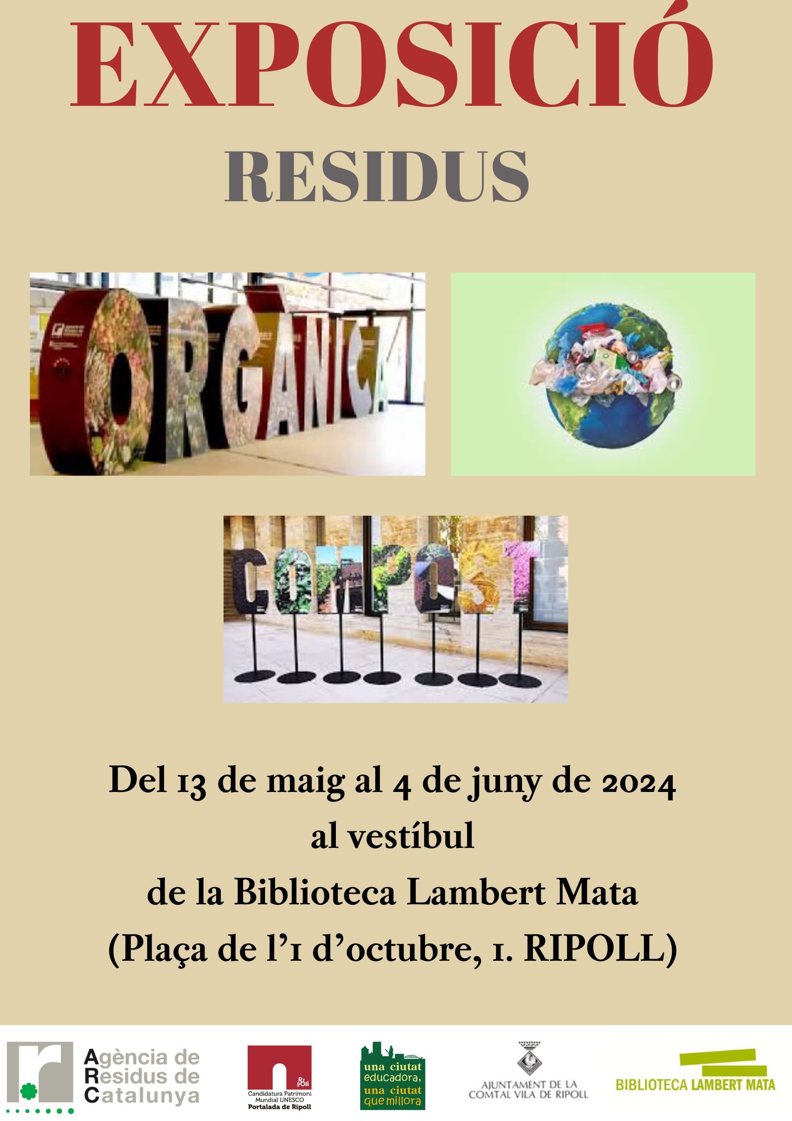 Cartell Exposició Residus Ripoll