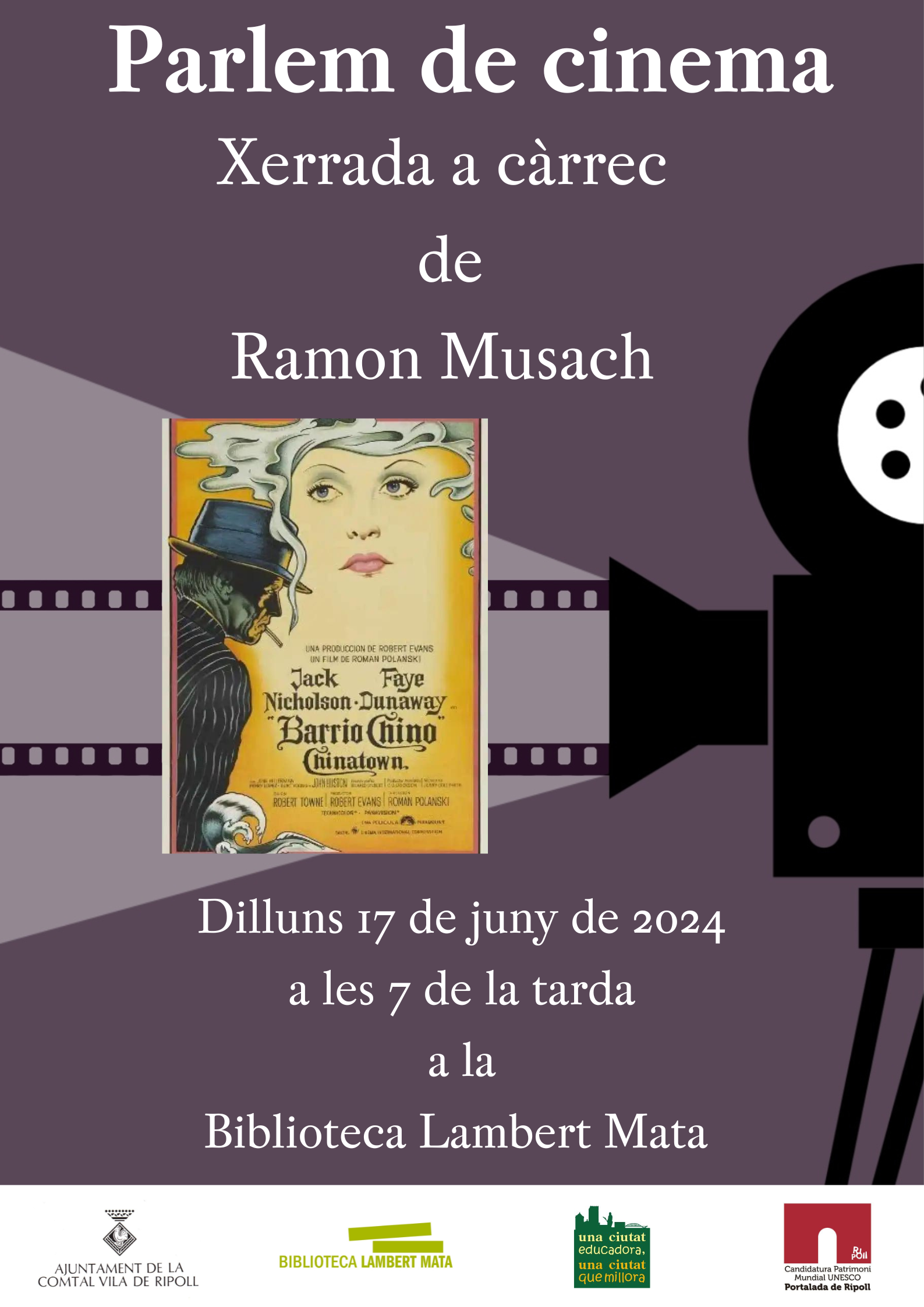 Cartell parlem de cinema juny 2024