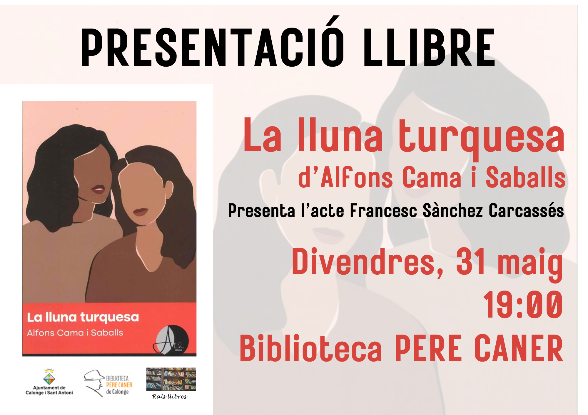 PRESENTACIO LLIBRE LA LLUNA TURQUESA, D'ALFONS CAMA