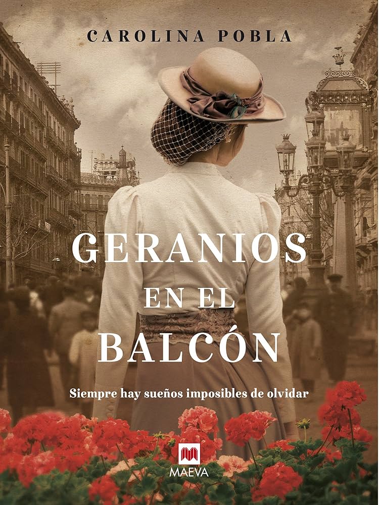 Geranios en el balcón