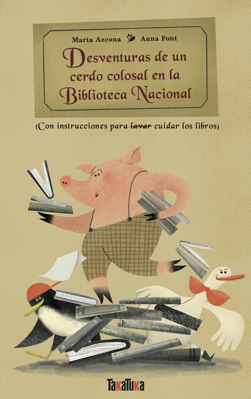 Desventures d'un porc magistral a la Biblioteca Nacional