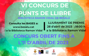 Lliurament de premis del VI CONCURS DE PUNTS DE LLIBRE