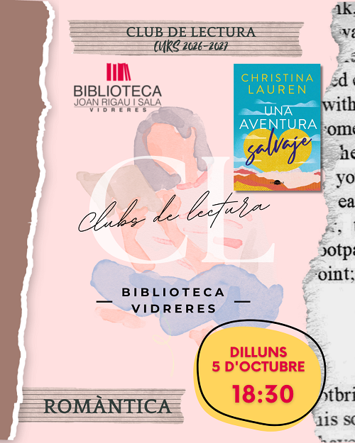 CLUB DE LECTURA ROMÀNTICA "Una aventura salvaje" de Christina Lauren
